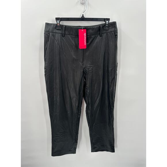 COMMANDO NWT Faux Leather 7/8 Trouser in Black // L - Picture 5 of 12